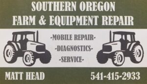 Southern Oregon Farm & Equipment Repair business card